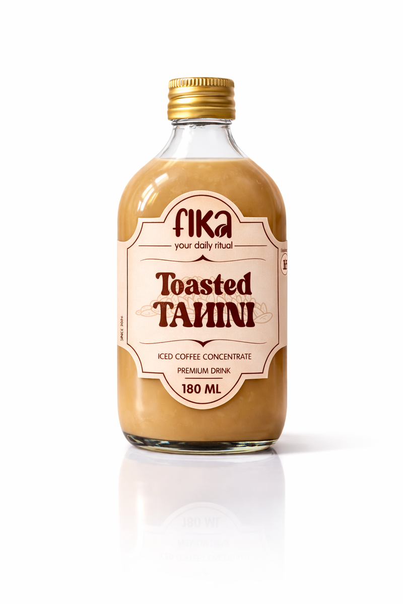 Fika Roastery Toasted Tahini cold brew bottle